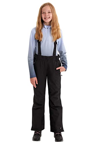 Killtec Mädchen Skihose Funktionshose mit Latz, Kantenschutz und Schneefang Vitalya Jr wasserdicht, atmungsaktiv 00200-schwarz 152 im Sale